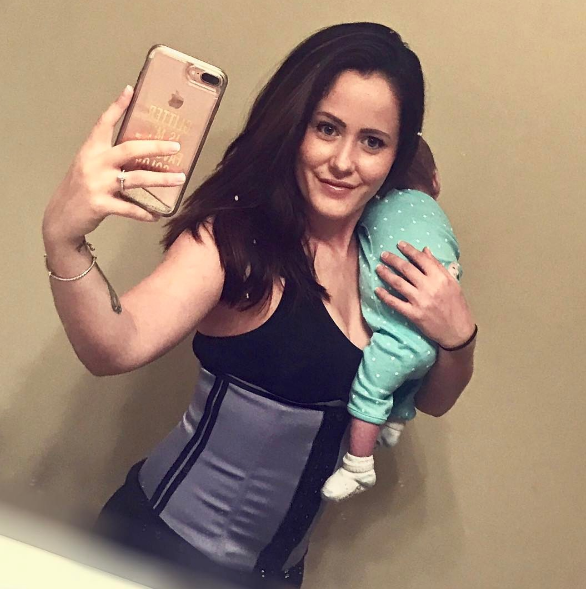 Jenelle Evans Post Pregancny Waist Trainer