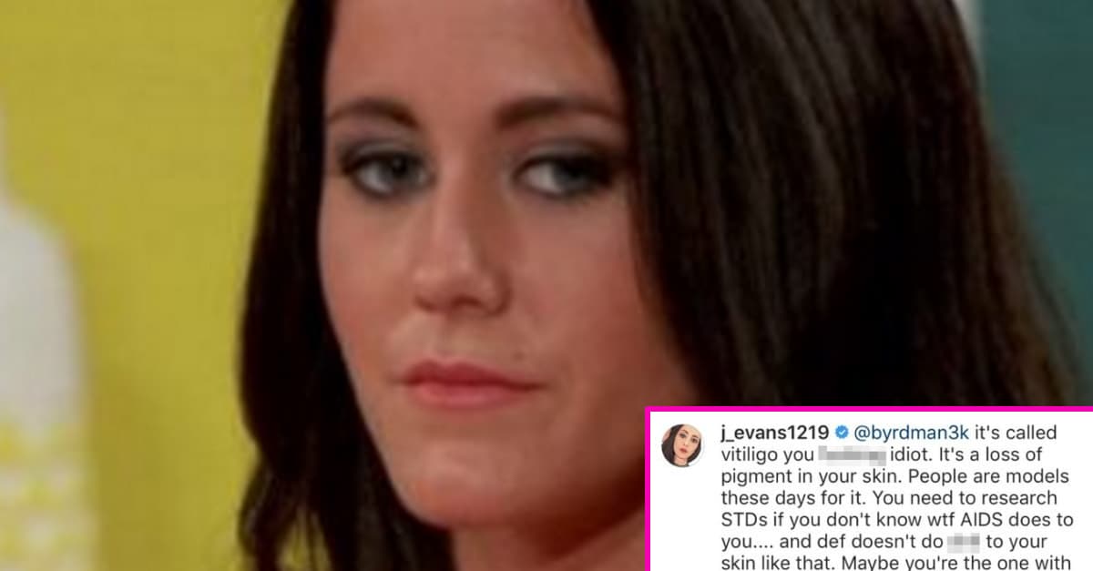 See the Pic That Started a Twitter War Between Jenelle and a Curious Fan