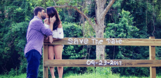 Save the Date! Jenelle and David Get Crafty With Their Wedding Announcement