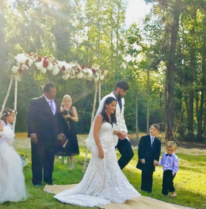 jenelle david wedding