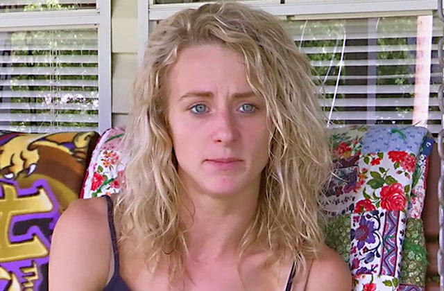 leah messer crying