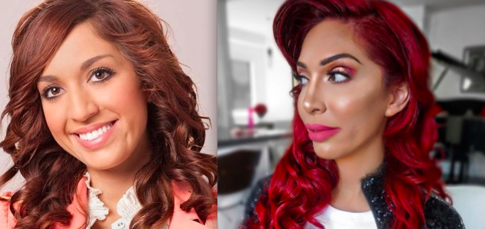farrah before and after