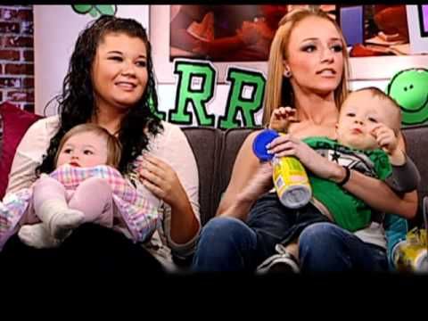 Maci and Amber with babies Screencap