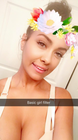 briana dejesus snapchat selfie teen mom 2 and 3