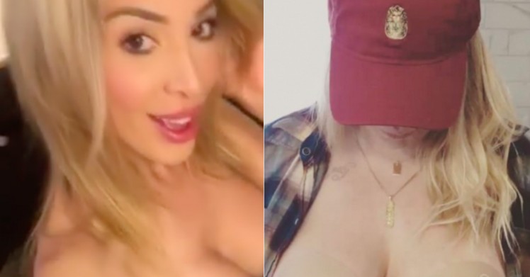 mom to strip Lesbians caught on webcam