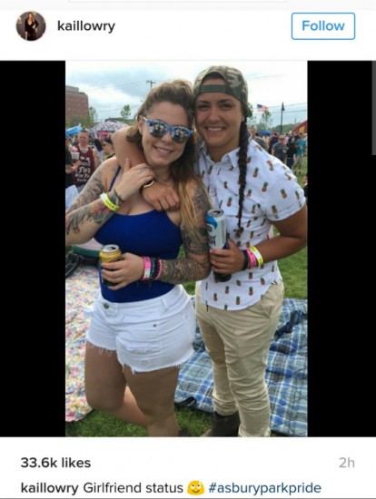 Kailyn Lowry and Girlfriend at Pride Festival